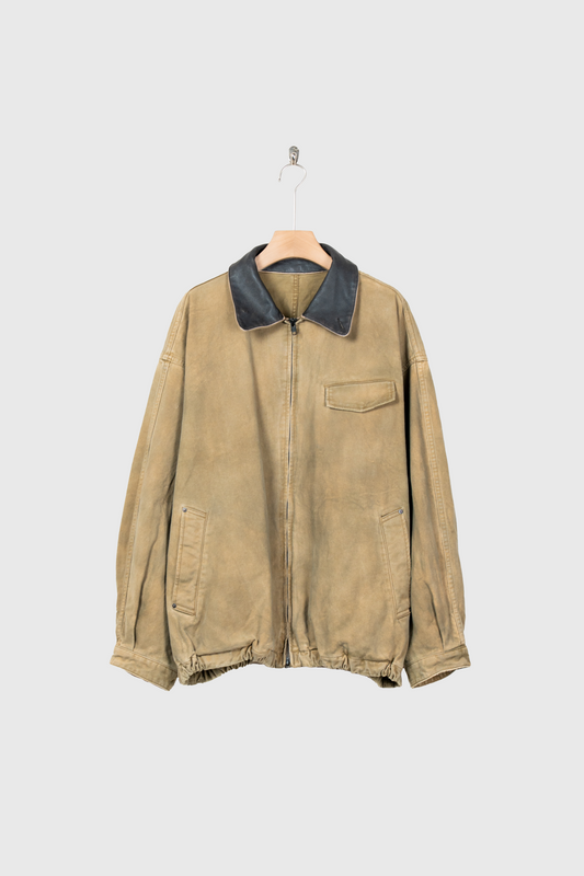 SULFUR DYED WHIP CORD VINTAGE ZIP JACKET(ST.1239)
