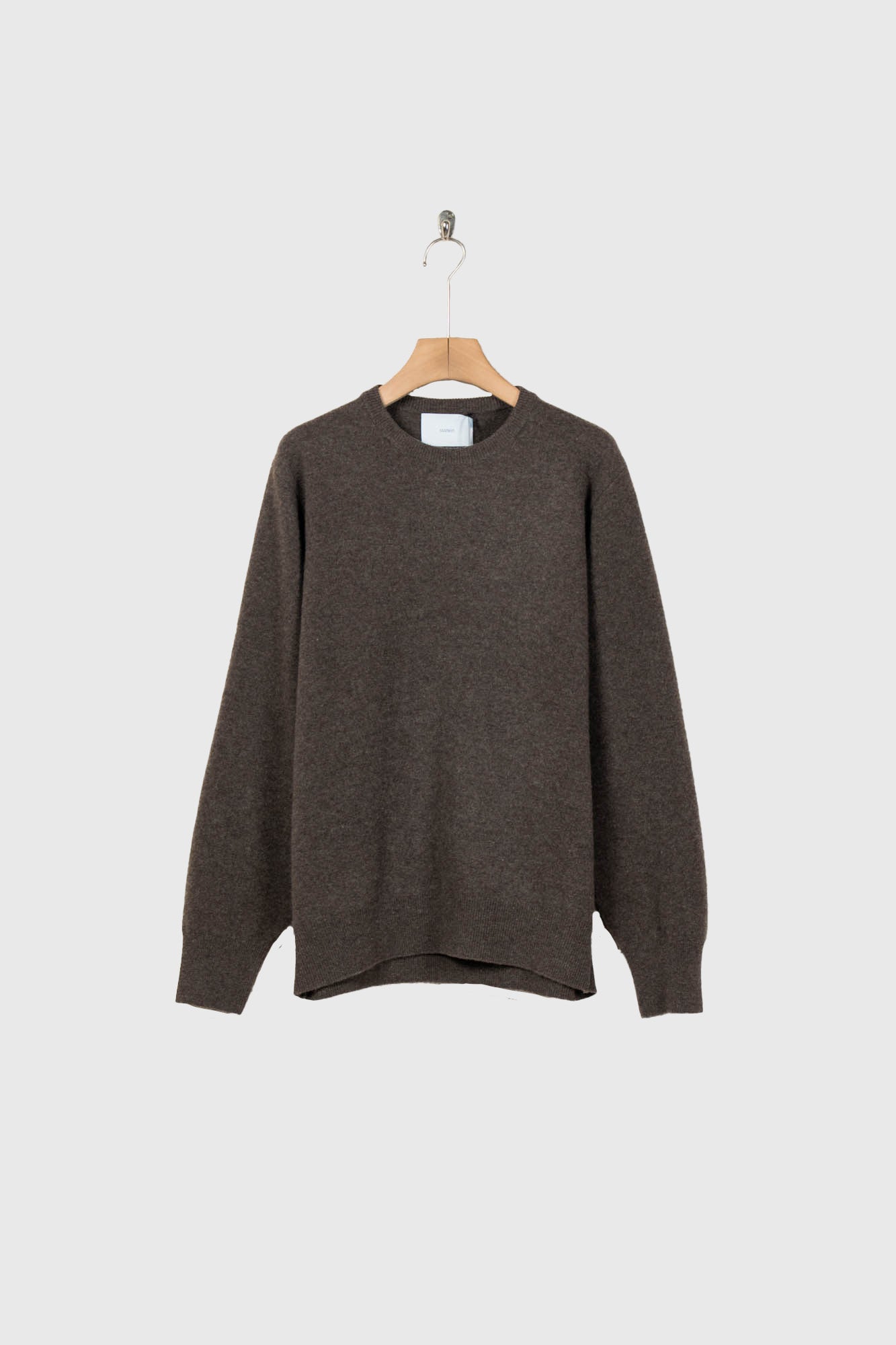 EXTRA FINE WOOL KNIT CREW NECK LS(ST.1634)