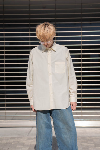 SUVIN COTTON OVERSIZED REGULAR COLLAR SHIRT(ST.1491)