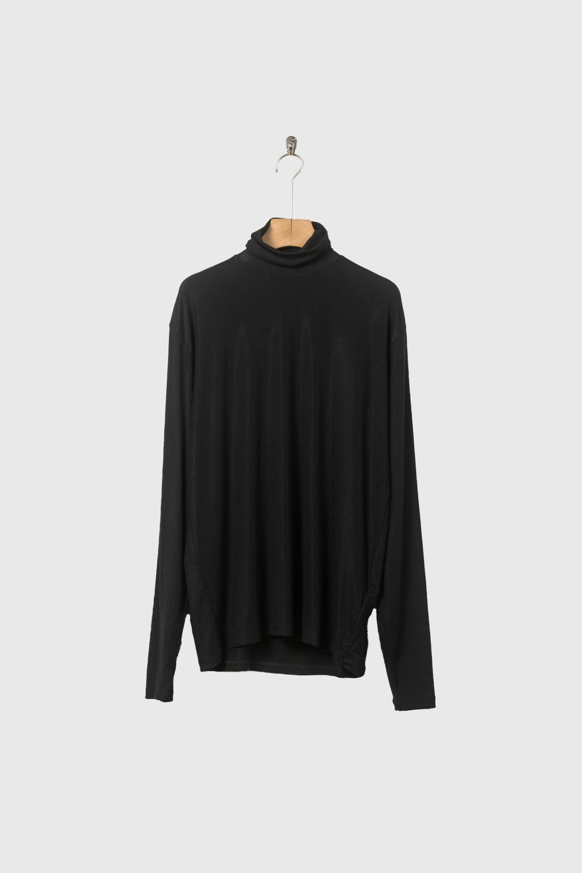Stretch jersey super high neck
