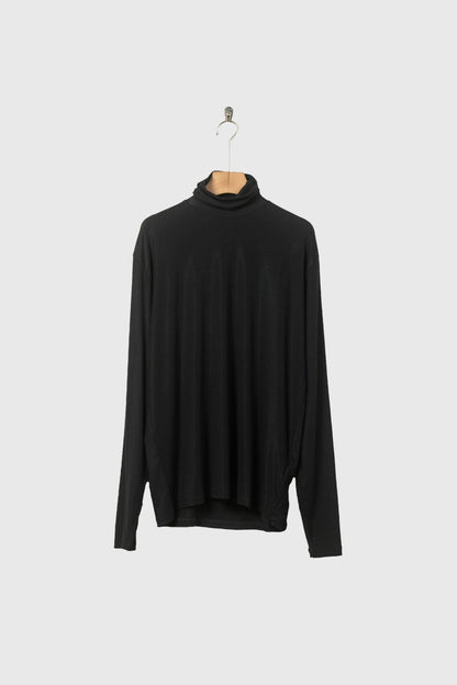 Stretch jersey super high neck