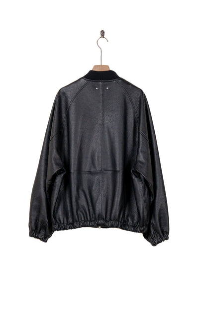 SHRUNK LEATHER ZIP SHORT JACKET (ST.1062)