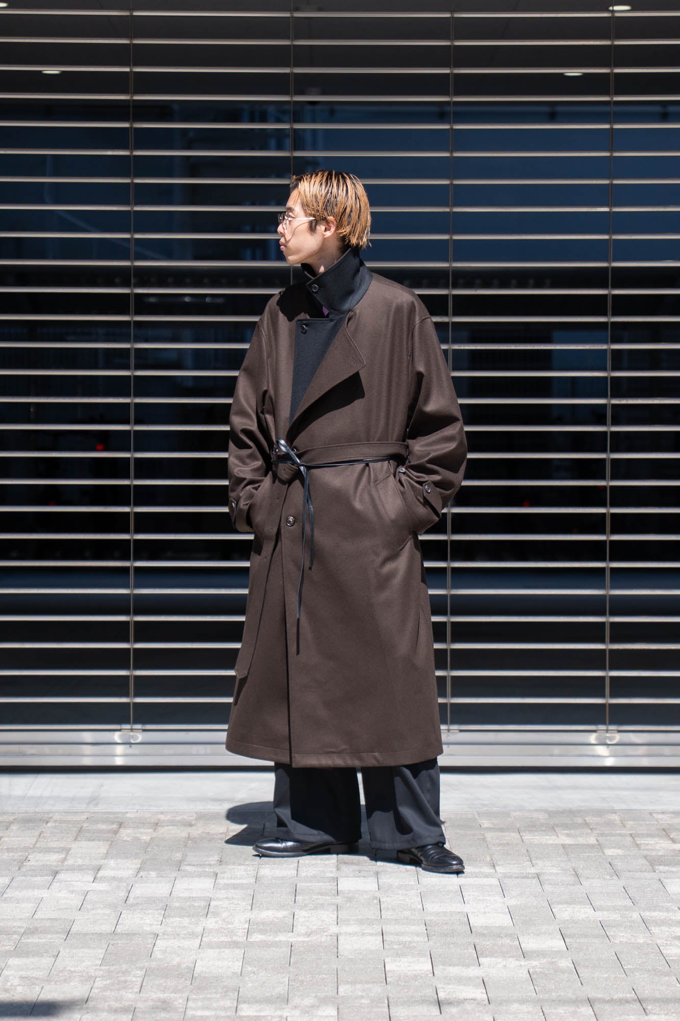 DOUBLE LAPELED DOUBLE BREASTED COAT(ST.1209)