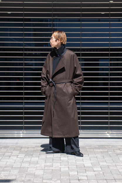 DOUBLE LAPELED DOUBLE BREASTED COAT(ST.1209)