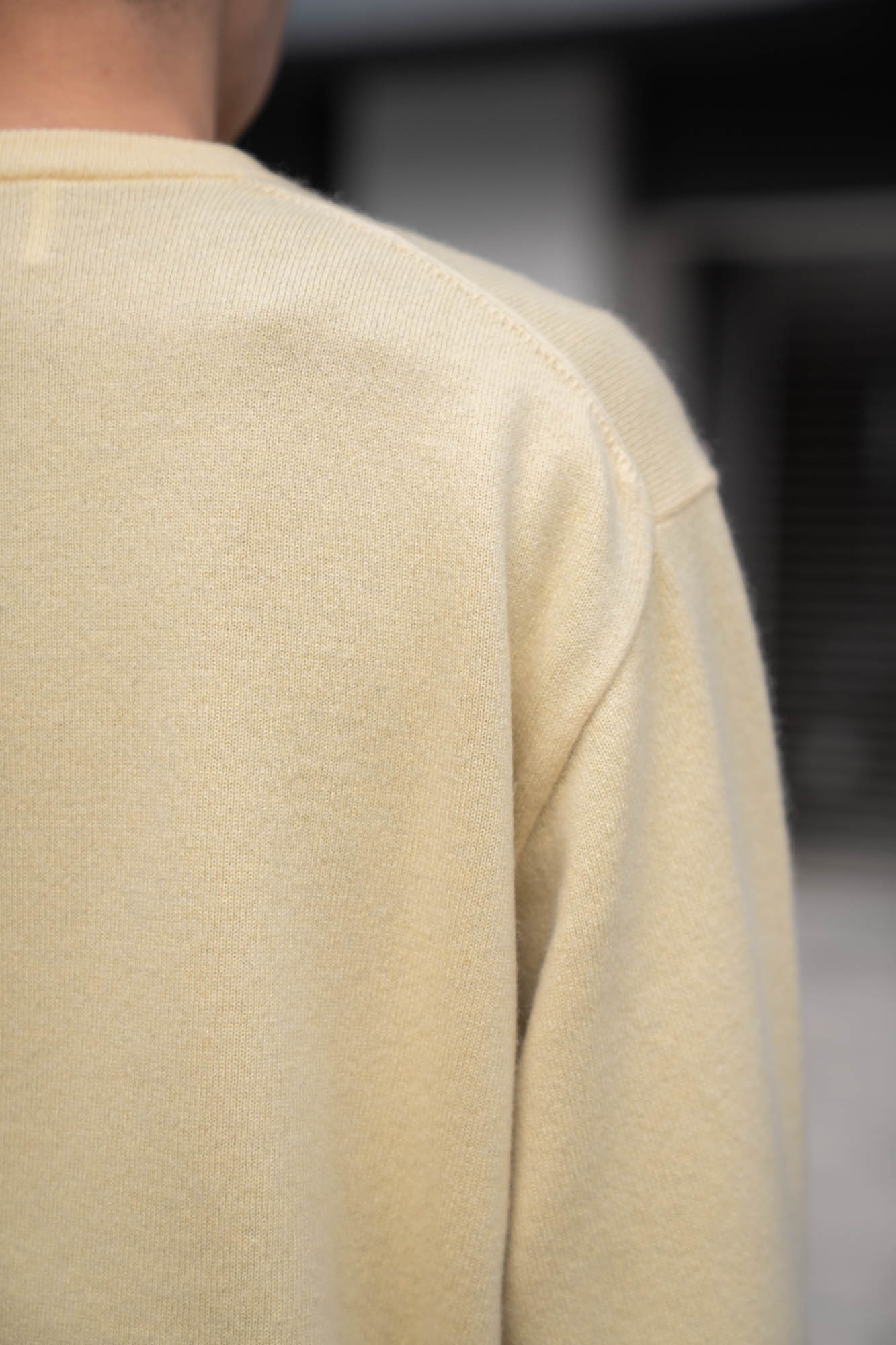 PURE CASHMERE KNIT CREW NECK LS(ST.1473)