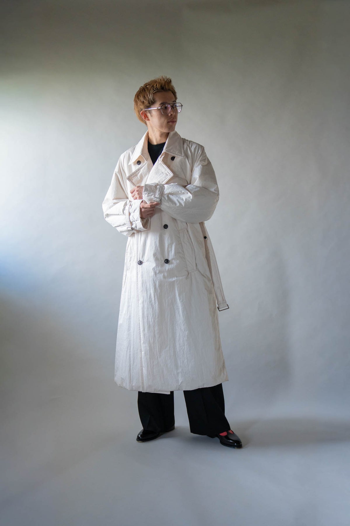 PUFFER TRENCH COAT　