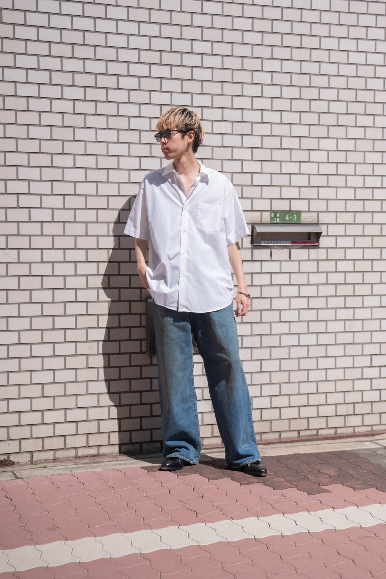 SUVIN COTTON OVERSIZED SS SHIRT(ST.1497)