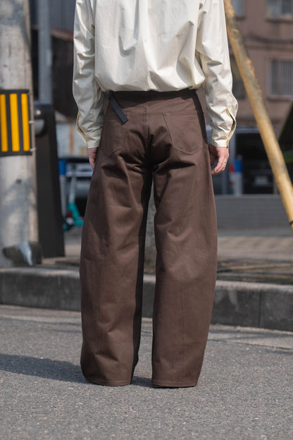 DEFORMATION WIDE COTTON PANTS(ST.1390)