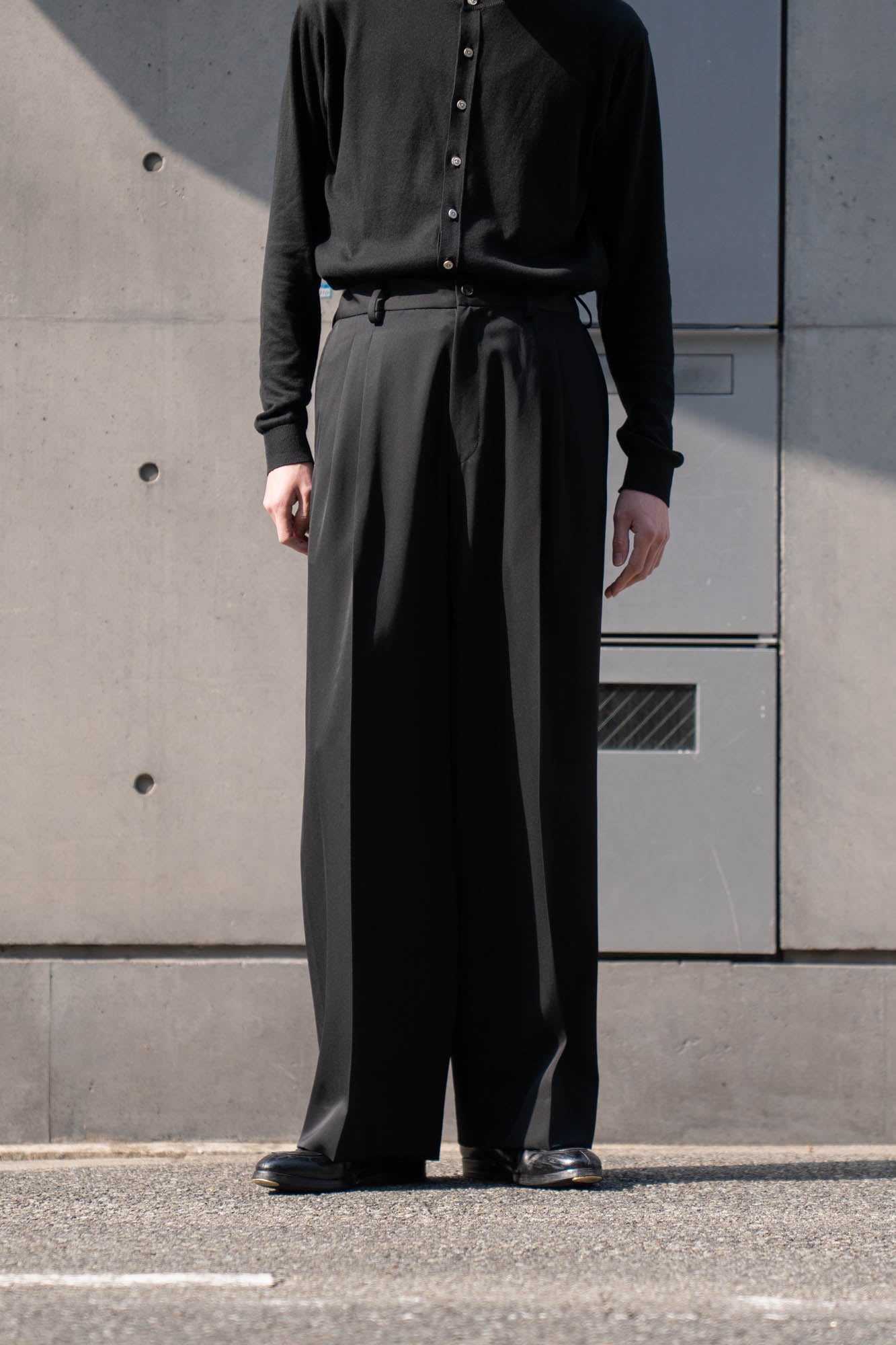 EASY LONG WIDE TROUSERS(ST.1430) | スラックス ssstein（シュタイン