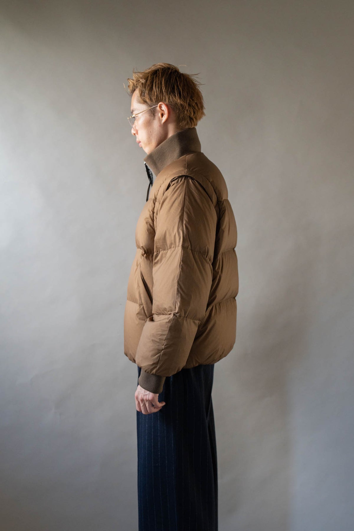 08sircus × TAION Down detachable bomber reversible