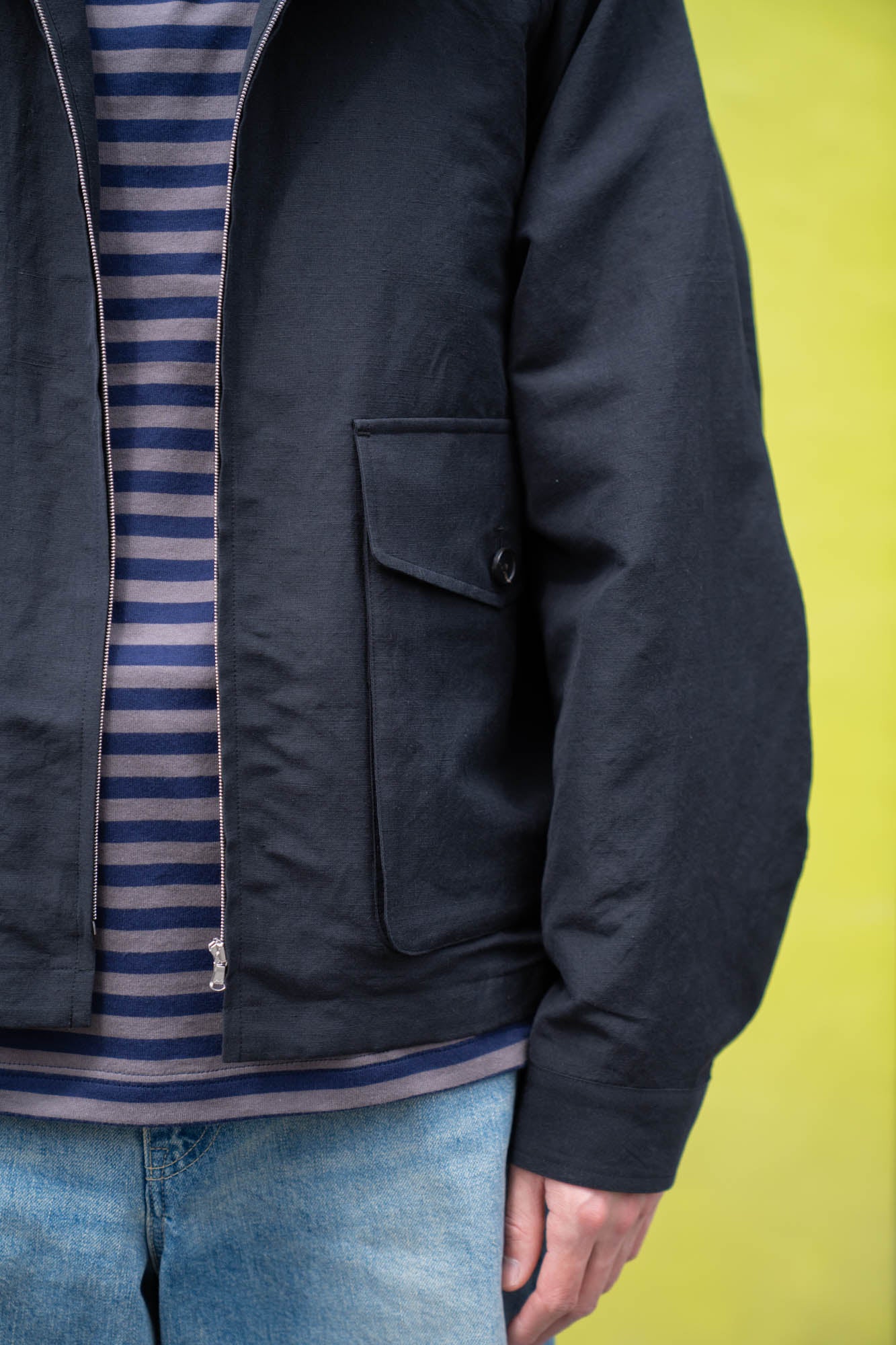 PATCH POCKET HARRINGTON