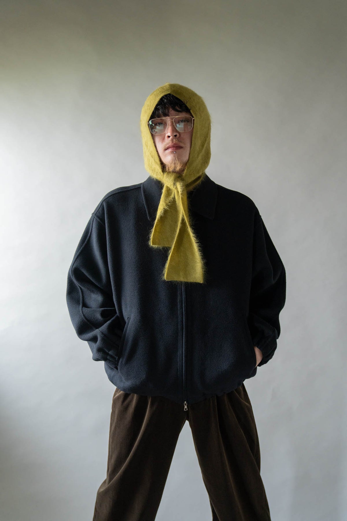 CASHMERE SHAGGY BALACLAVA(ST.1633)