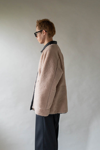 REVERSIBLE MOUTON BLOUSON