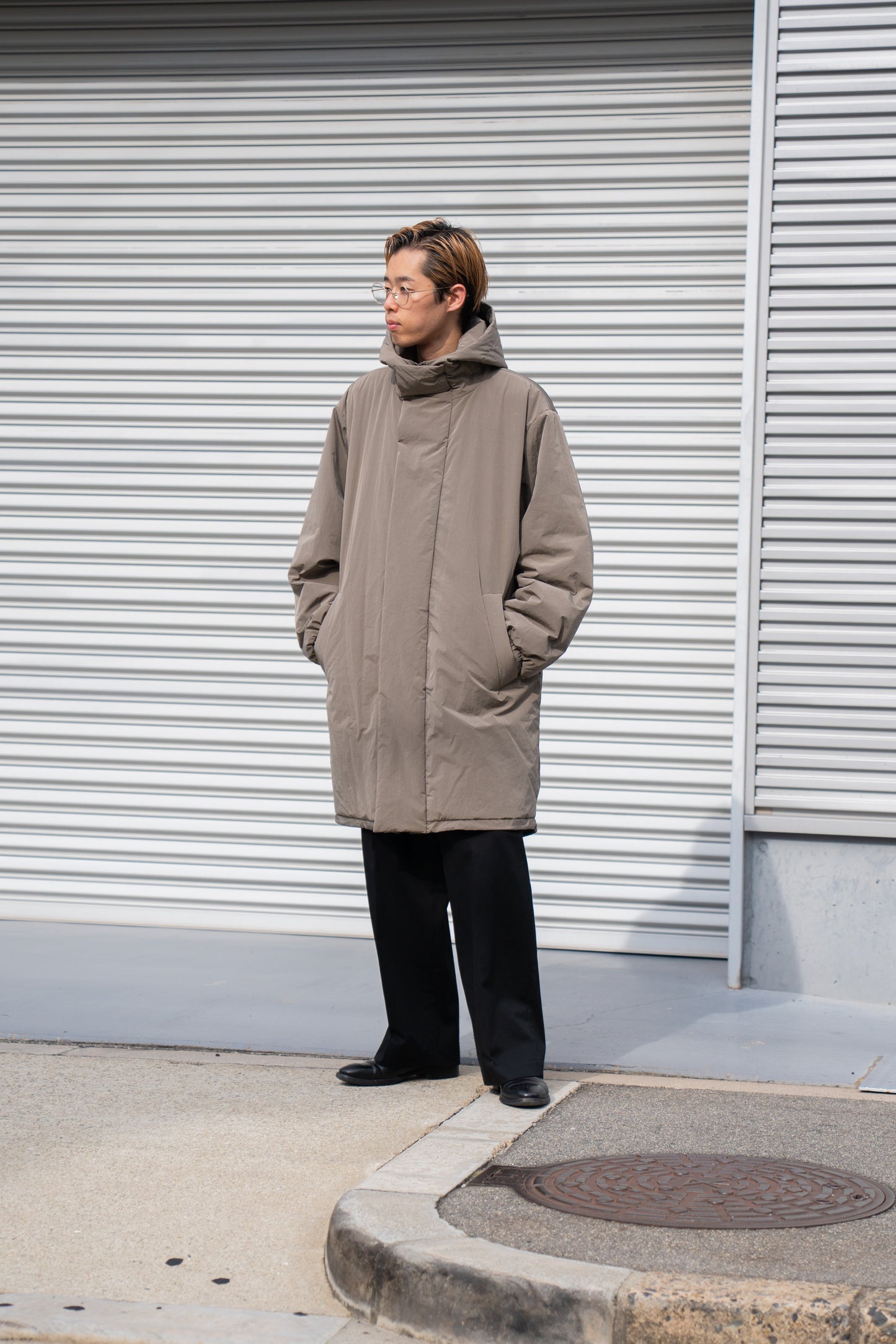 OVERSIZED PADDED HOODY COAT(ST.1214)
