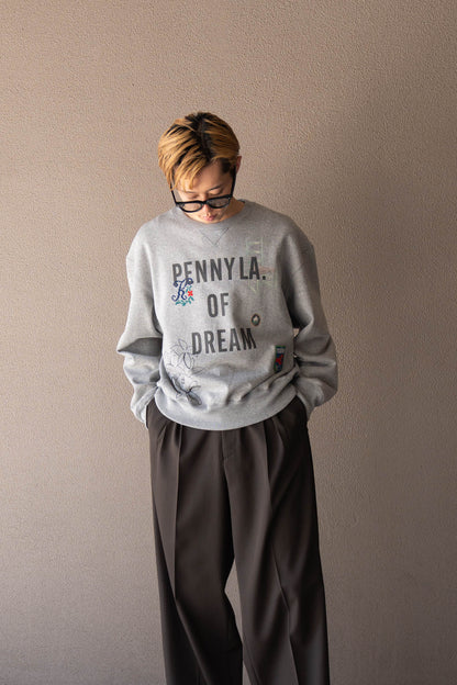Hand-stitched sweatshirt