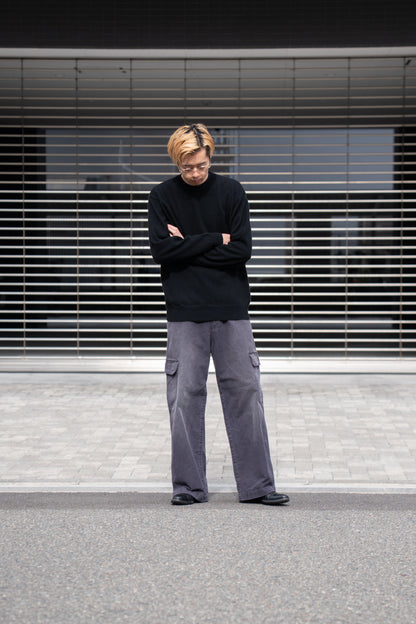 RIGID CASHMERE GARMENT DYED SWEATER P/O