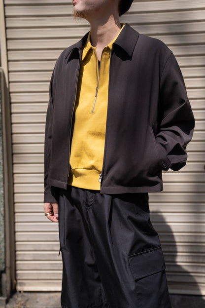 HALF ZIP JERSEY SHORT SLEEVE