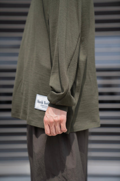 MERINO WOOL HIGH NECK L/S T-SHIRT