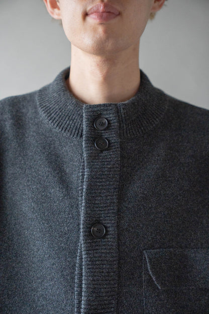 CREW NECK CARDIGAN