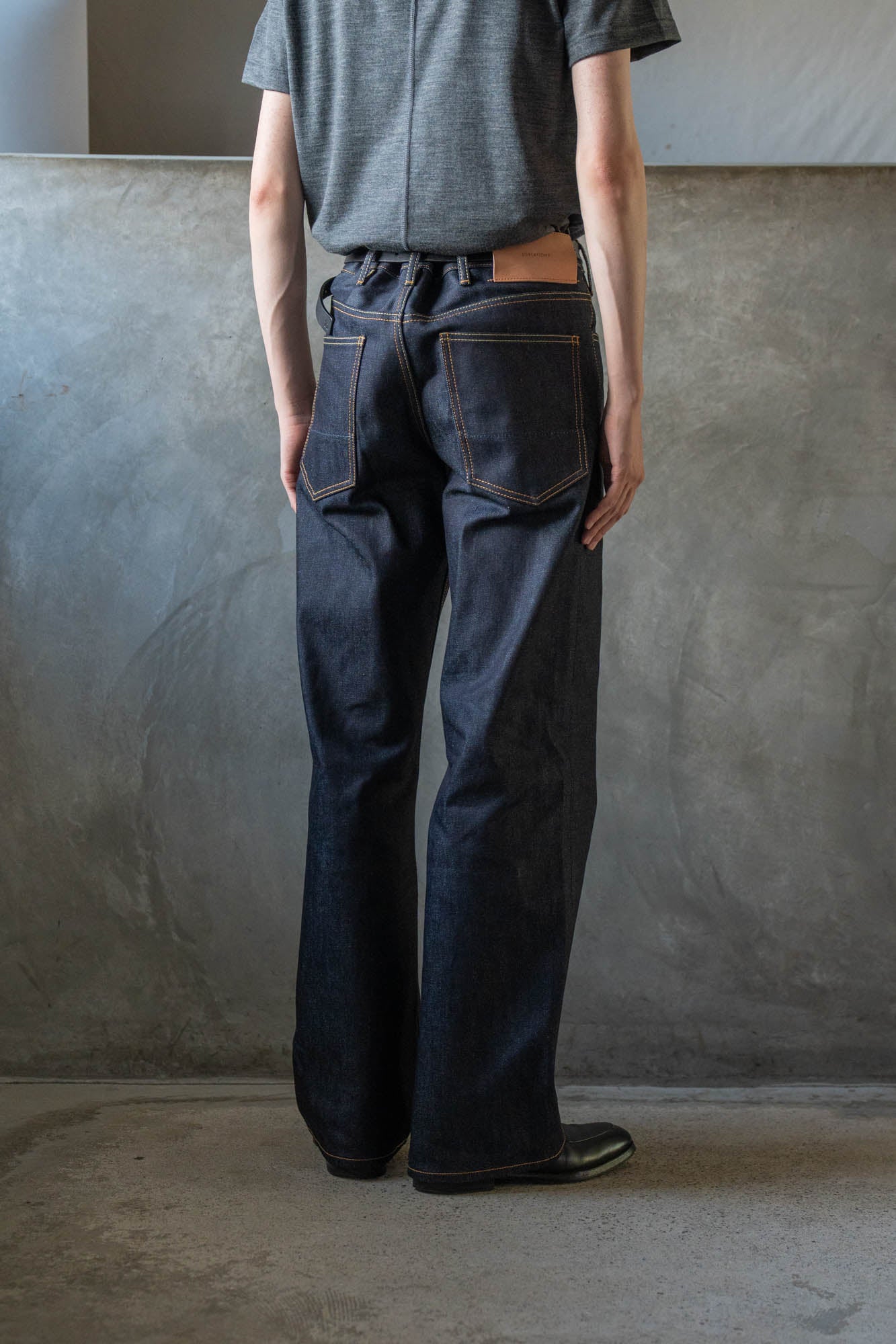 ORDINARY STRAIGHT DENIM PANTS .16 -Brando-