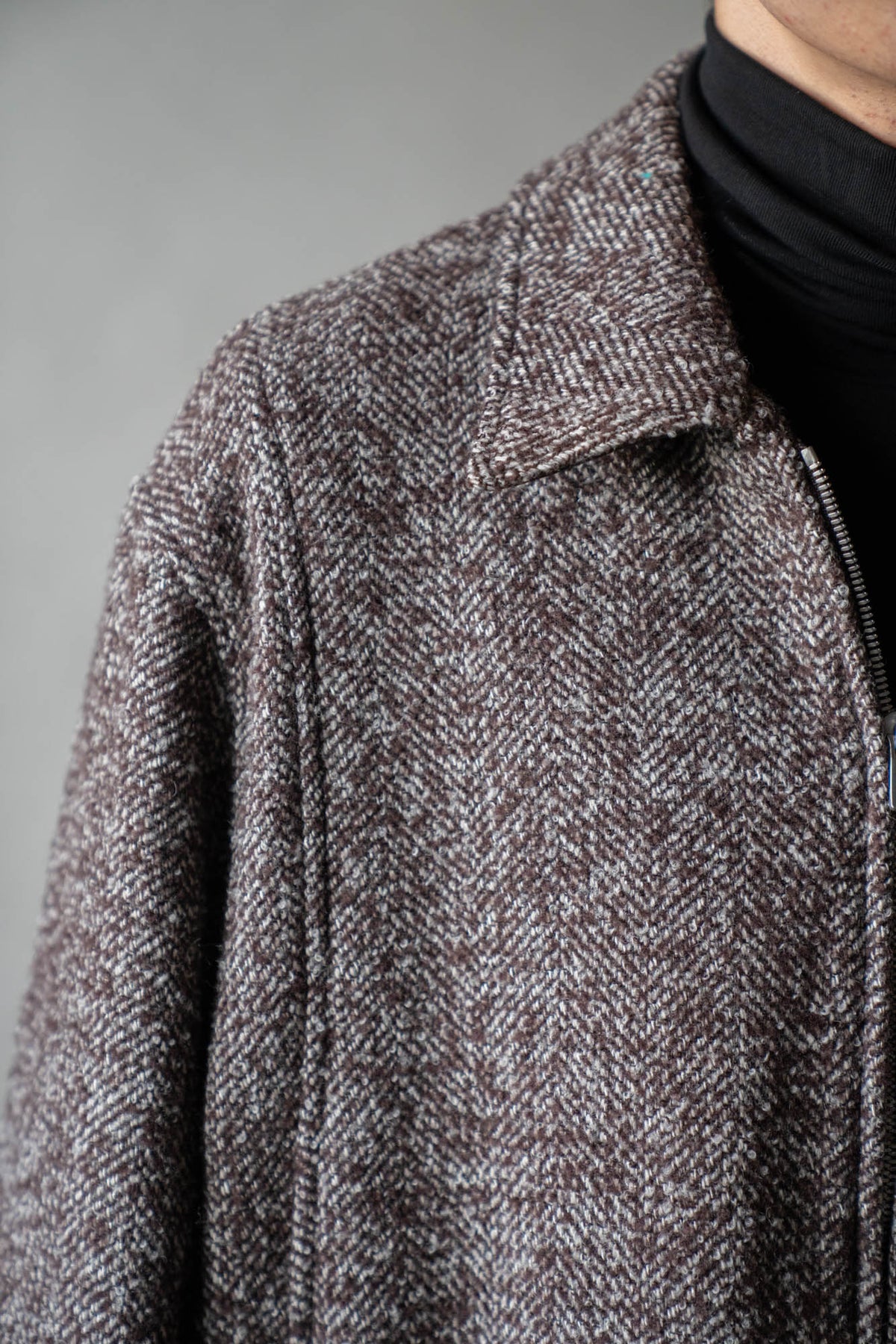 LOOP TWEED SEAM POCKET BLOUSON