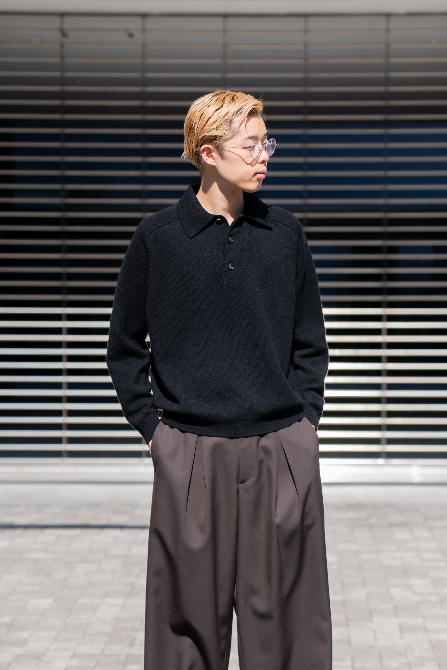 sign別注 SADDLE SLEEVE POLO