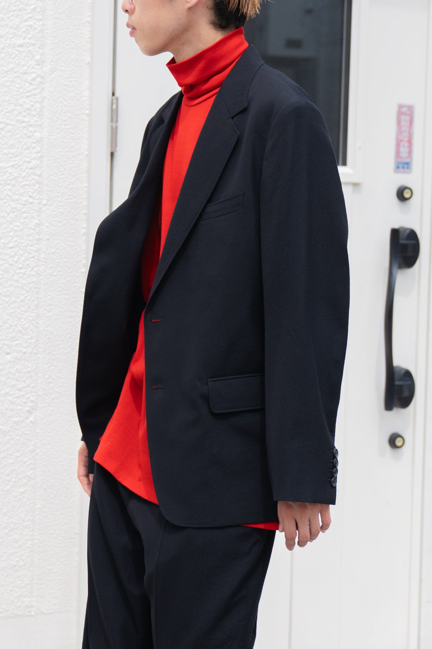 MERINO WOOL HIGH NECK L/S T-SHIRT