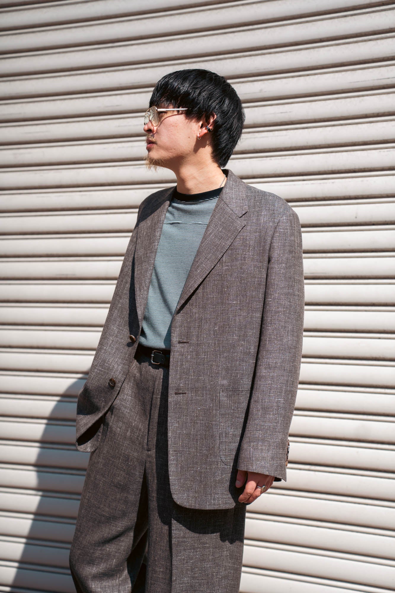 WOOL LINEN 2B JACKET – sign | サイン