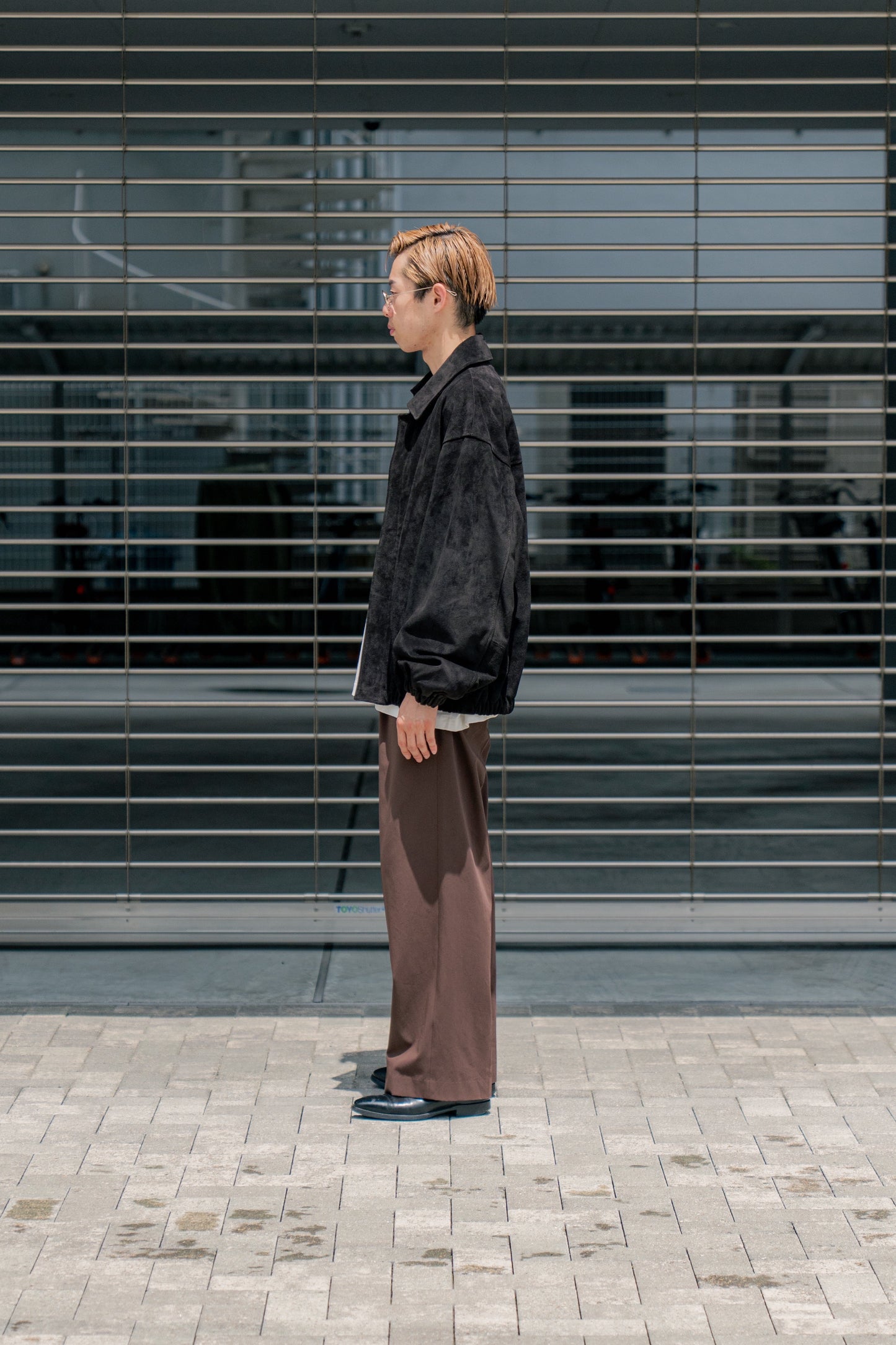 COW SUEDE ZIP SHORT JACKET(ST.1217)