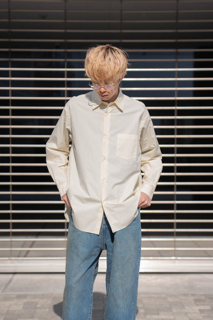 SUVIN COTTON OVERSIZED REGULAR COLLAR SHIRT(ST.1491)