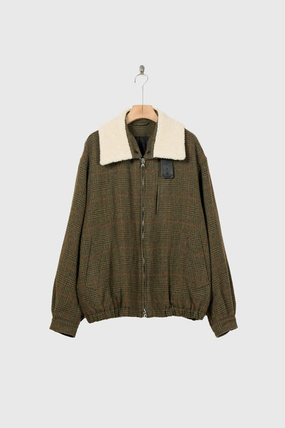DETATCHABLE COLLAR BRITISH TWEED JACKET(ST.1577)