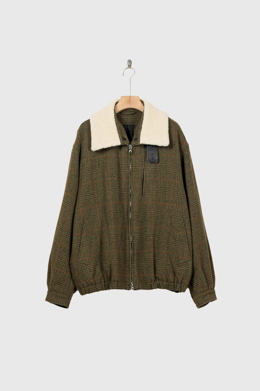DETATCHABLE COLLAR BRITISH TWEED JACKET(ST.1577)