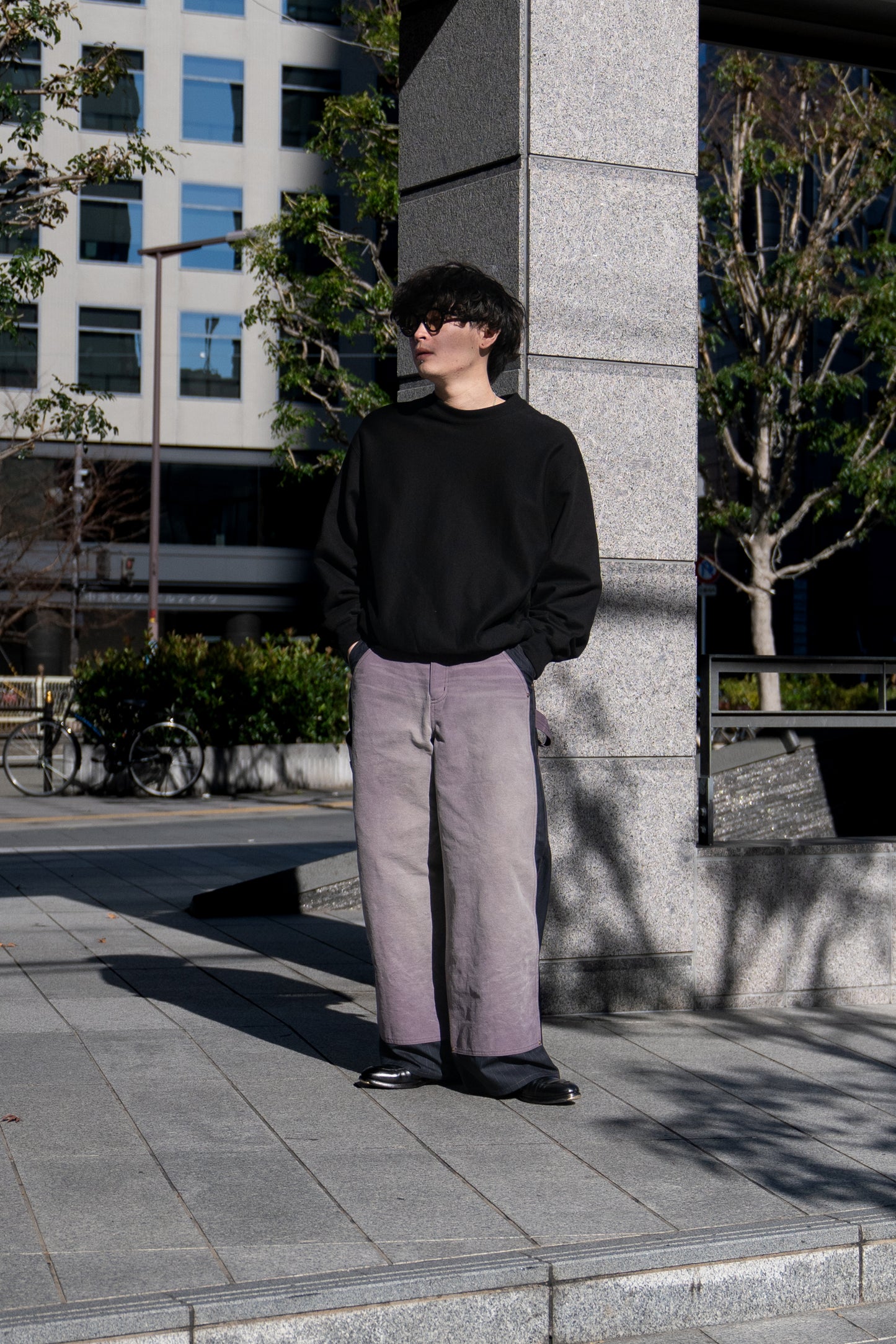 Exclusive Vintage-eﬀect work pants