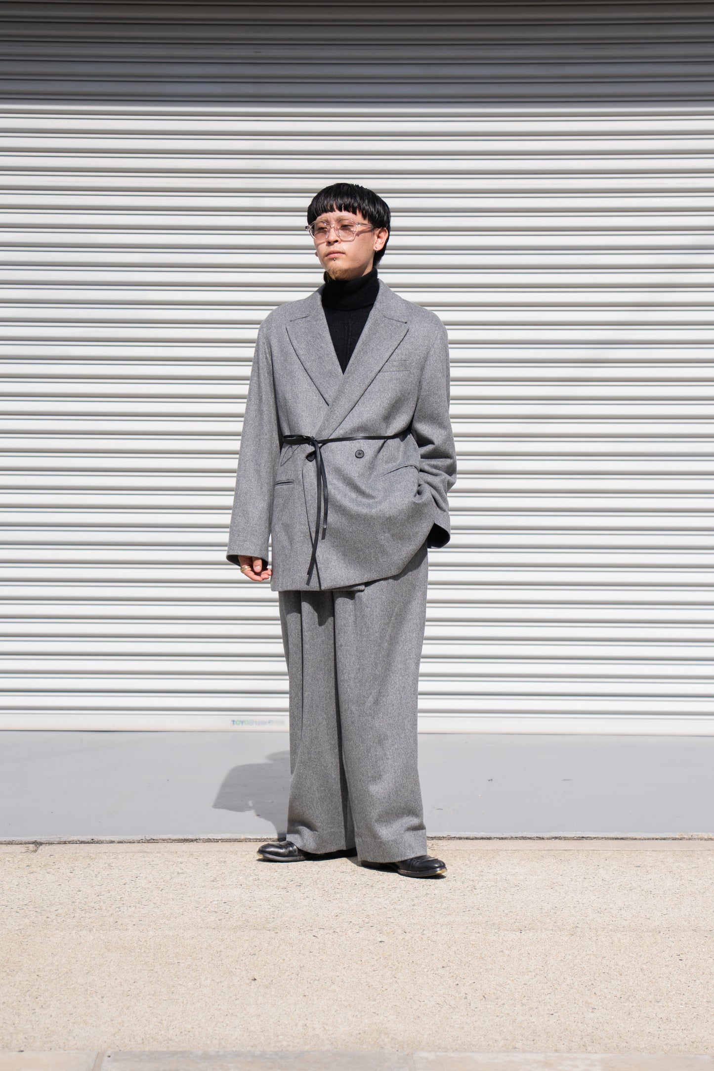 W/CA BEAVER EASY WIDE TROUSERS(ST.1265)