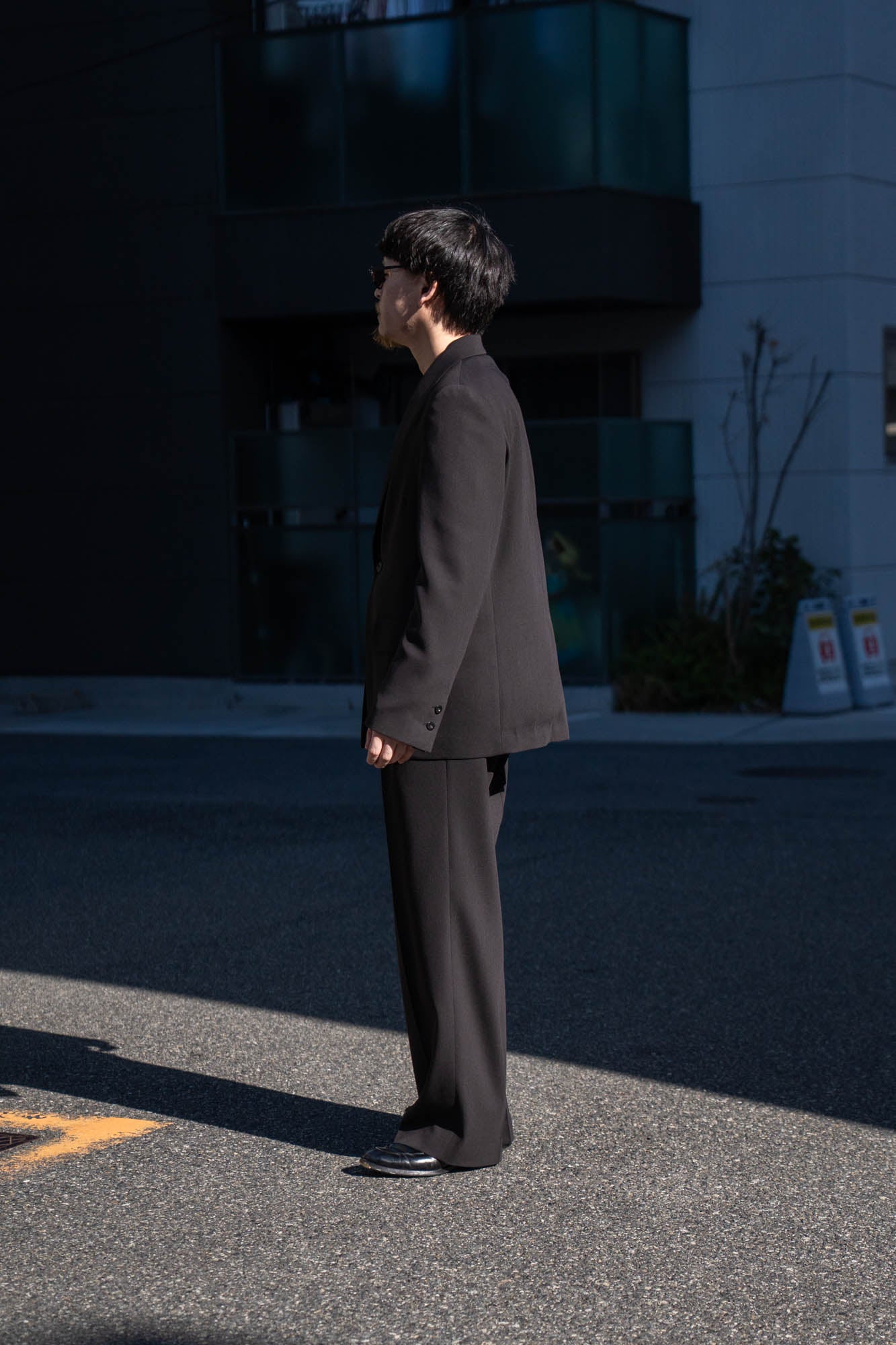 MODIFIED SHAWL COLLAR JACKET