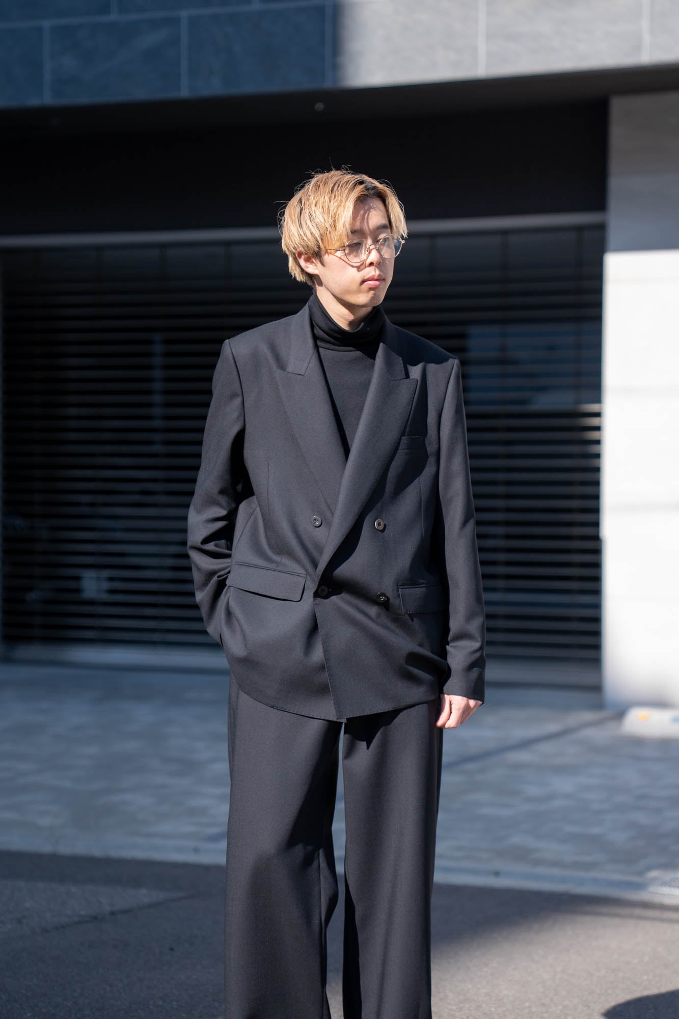 DOUBLE BREASTED TAILORED JACKET