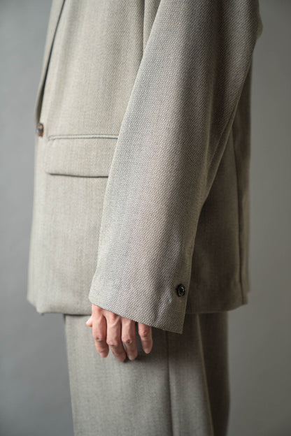 DOUBLE-BREASTED RELAX SHOULDER JACKET