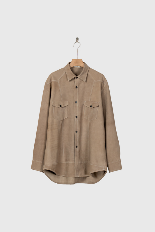 sheep suede light shirt