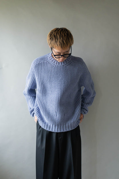 Belt. Slit Knit in Merinos d`Arles
