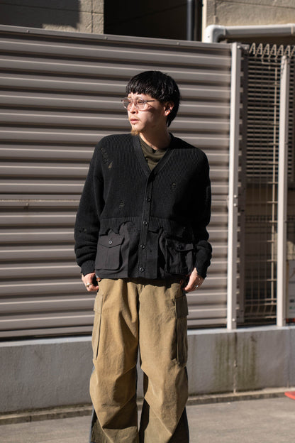 Destroyed Knit Cardigan
