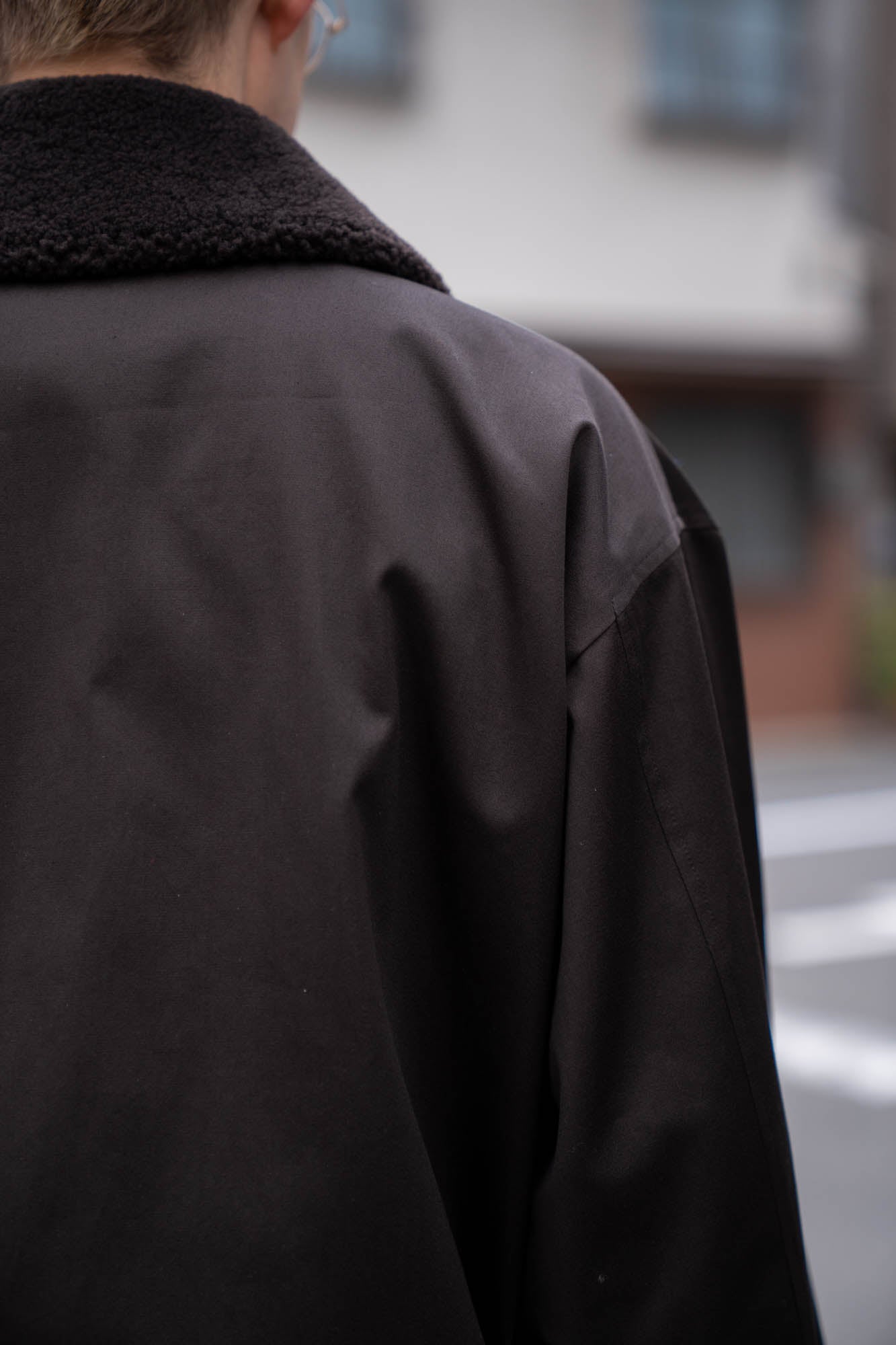 MOUTON COLLAR PADDED JACKET(ST.1376)