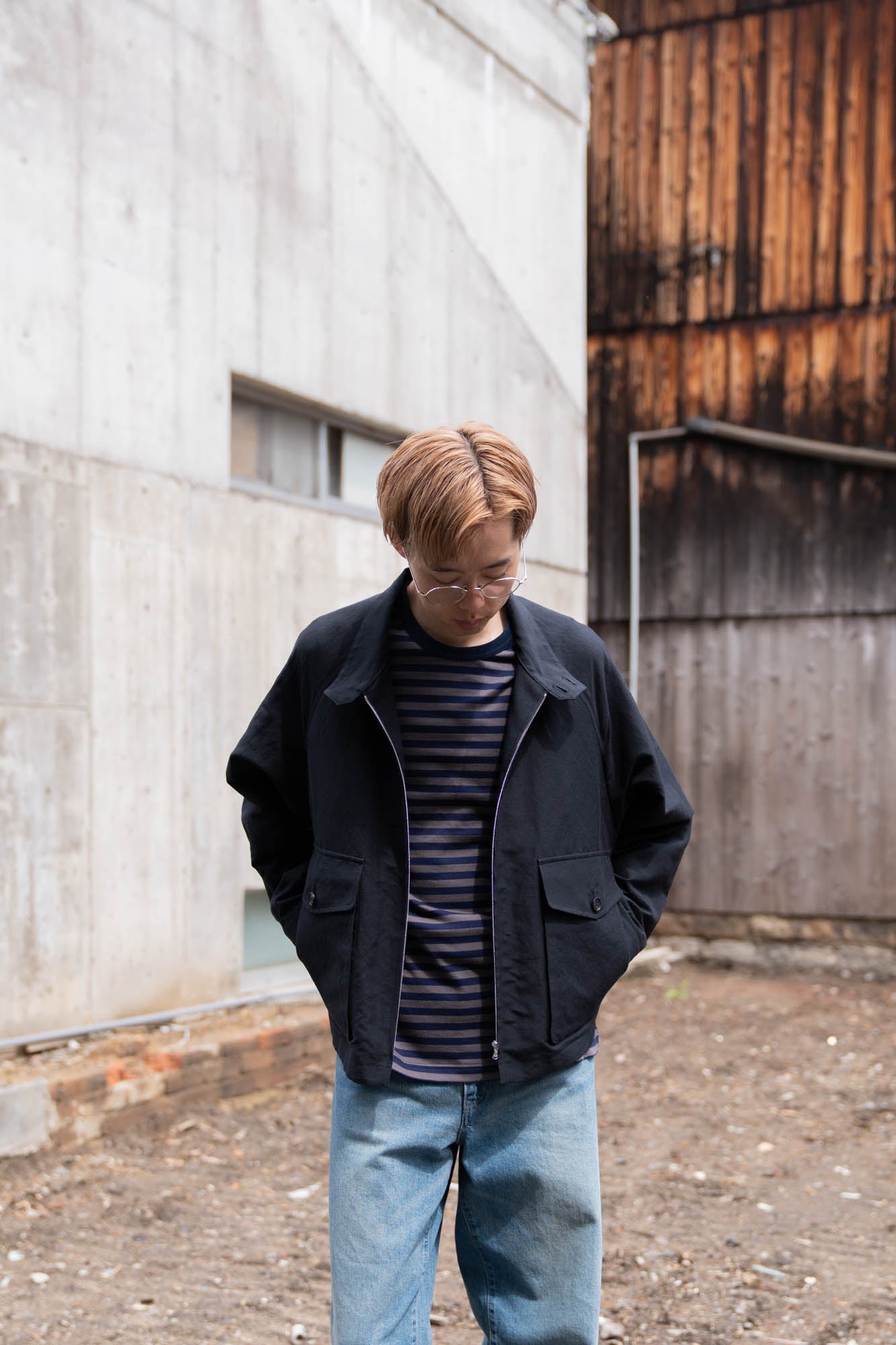 PATCH POCKET HARRINGTON
