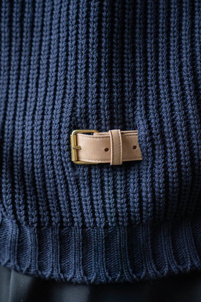 Belt. Slit Knit in Merinos d`Arles