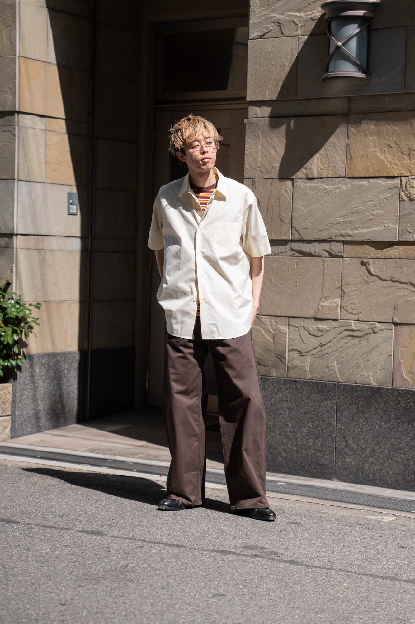 SUVIN COTTON OVERSIZED SS SHIRT(ST.1497)