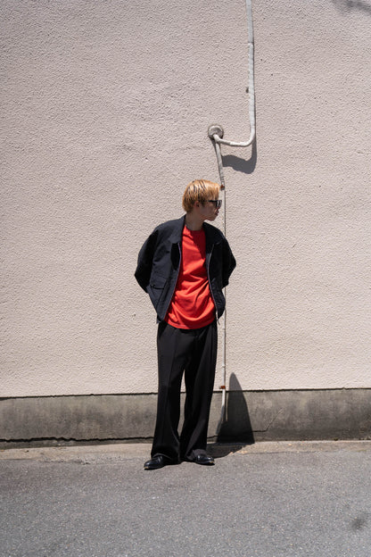 GARMENT DYED BORDER T-SHIRT