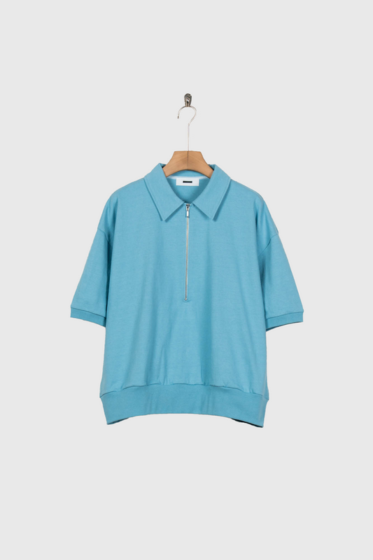 HALF ZIP JERSEY SHORT SLEEVE