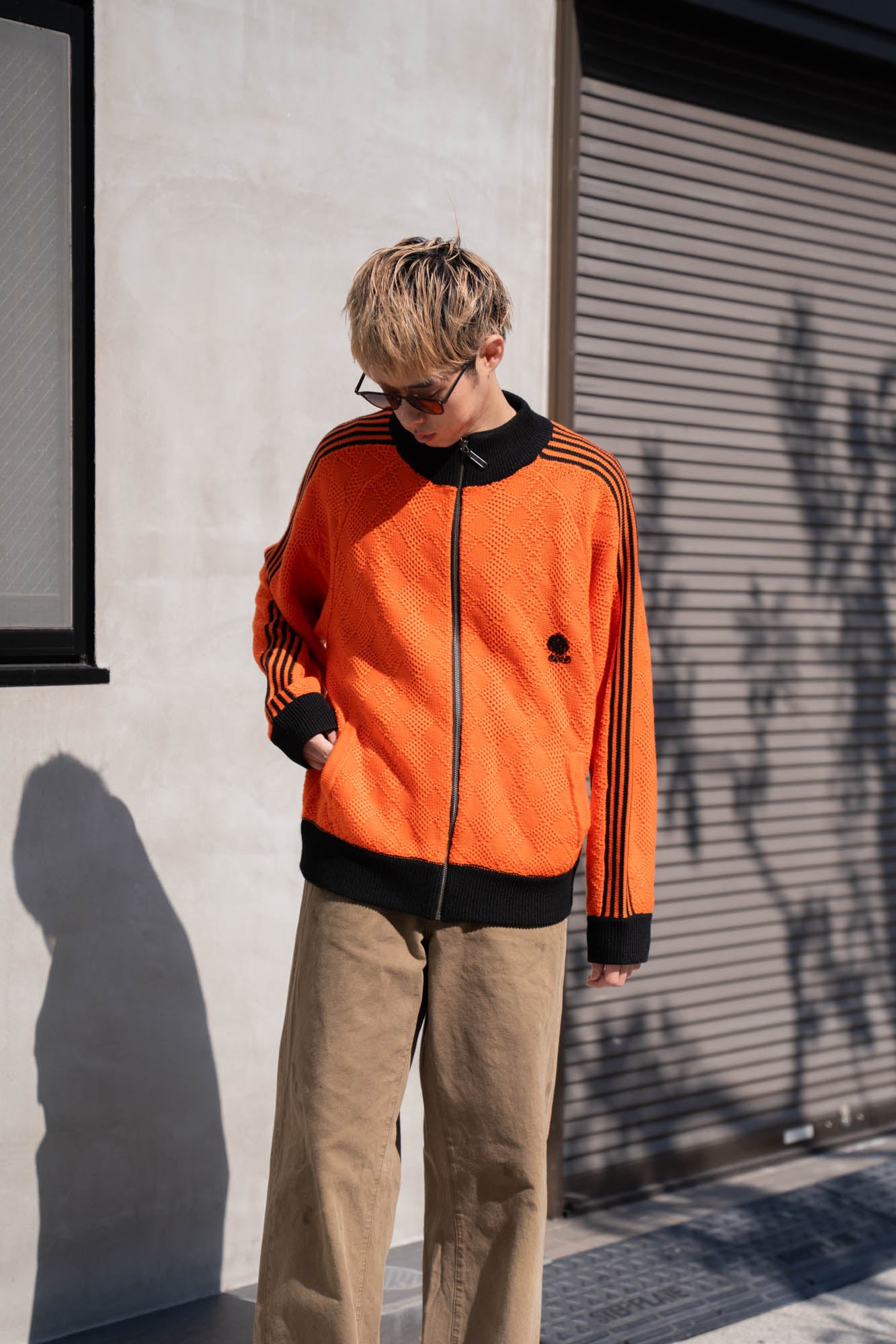 KNITTED TRAINING JACKET