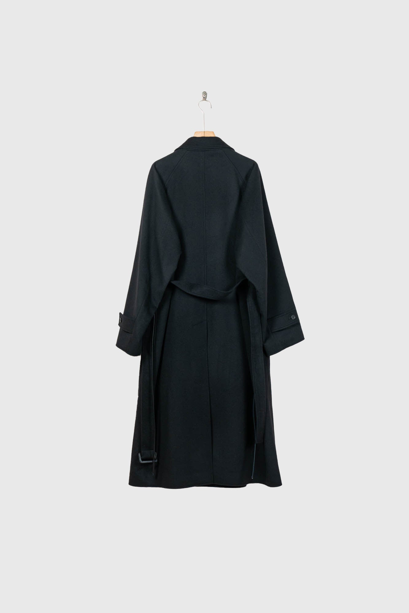WOOL CASHMERE OVERSIZED PEAK LAPEL CHESTER COAT(ST.1533)