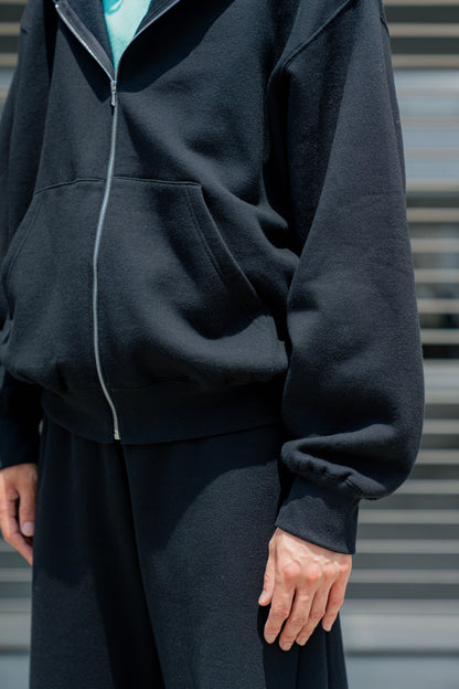 YAK/COTTON SWEAT ZIP HOODY(ST.1287)