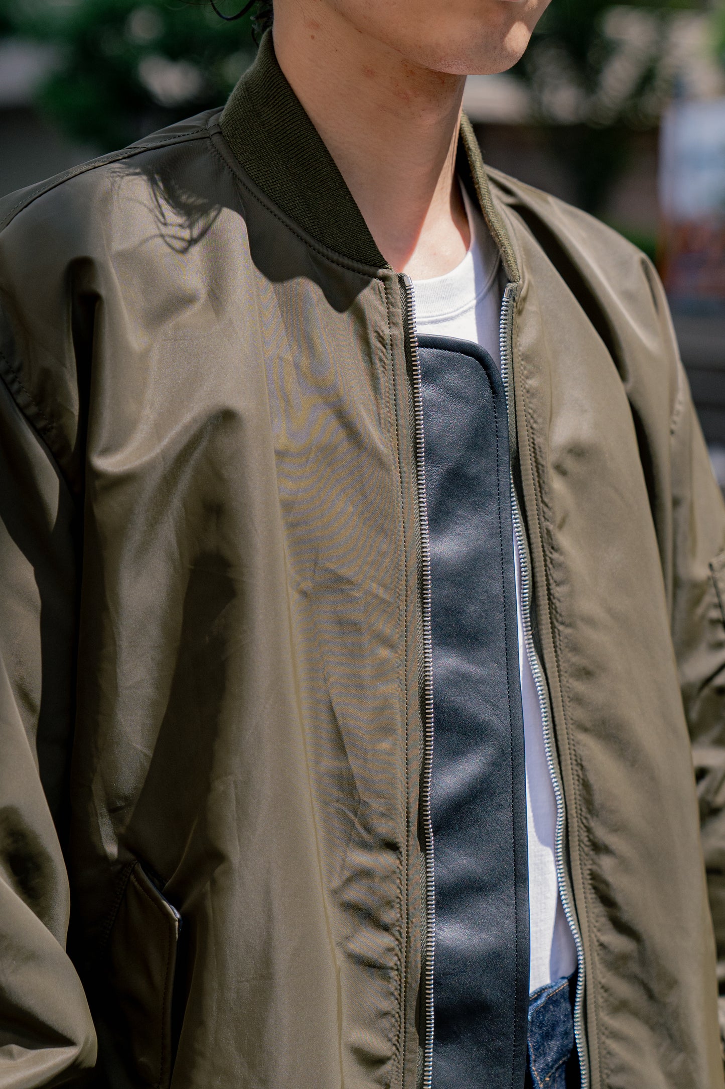 OVERSIZED FLIGHT JACKET